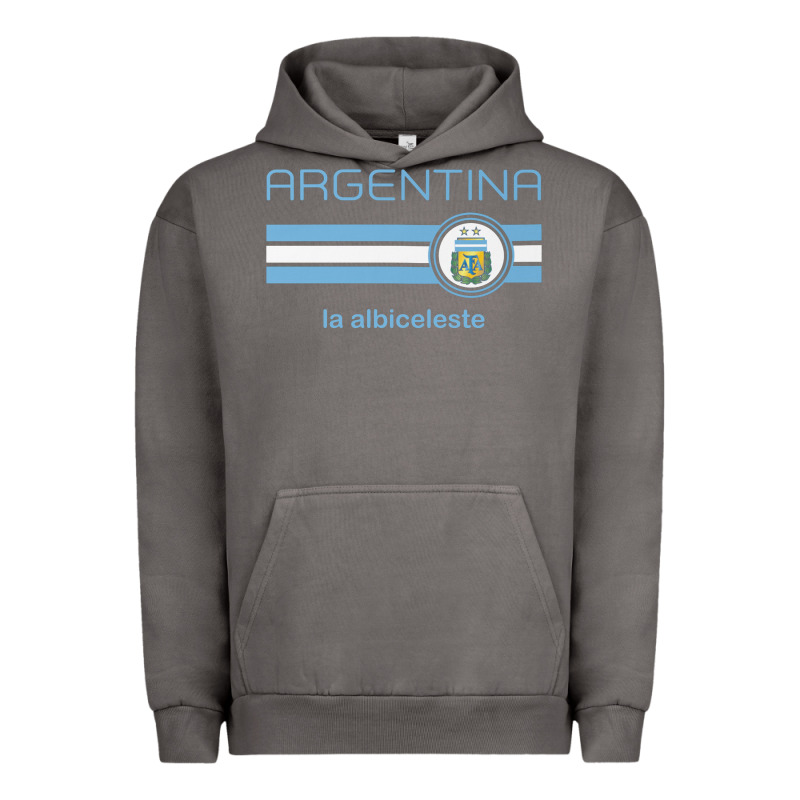 Soccer Argentina Jersey Argentinian Football La Albiceleste Urban Hoodie by artisFamous | Teevron