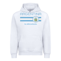 White soccer argentina jersey argentinian football la albiceleste Urban Hoodie - artisFamous