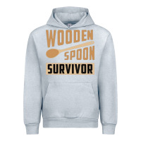 Heather Grey wooden spoon survivor Urban Hoodie - artisFamous