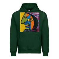 Forest Green picasso original Urban Hoodie - artisFamous