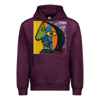 Mauve Wine picasso original Urban Hoodie - artisFamous