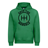 Emerald save the manuals (black) Urban Hoodie - artisFamous