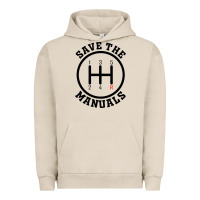 Pigment French Oak save the manuals (black) Urban Hoodie - artisFamous