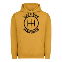 Pigment Peanut Butter save the manuals (black) Urban Hoodie - artisFamous