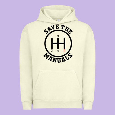 Save The Manuals (black) Urban Hoodie Designed By Artisfamous