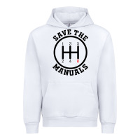 White save the manuals (black) Urban Hoodie - artisFamous