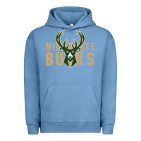 Pigment Pebble Blue Milkwaukee Bucks Urban Hoodie - artisFamous