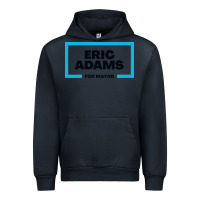 Navy Eric Adams for mayor Urban Hoodie - artisFamous