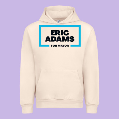 Eric Adams For Mayor Urban Hoodie Designed By Artisfamous