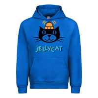 Cobalt jelly cat Urban Hoodie - artisFamous