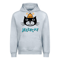 Heather Grey jelly cat Urban Hoodie - artisFamous