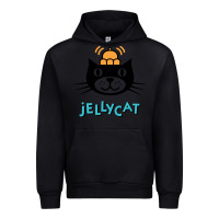 Black jelly cat Urban Hoodie - artisFamous