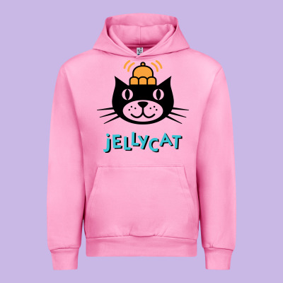 Jelly Cat Urban Hoodie Designed By Artisfamous