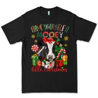 Black have yourself a little christmas cow Premium Tee - CowGirlArtShop