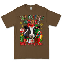 Cacao have yourself a little christmas cow Premium Tee - CowGirlArtShop