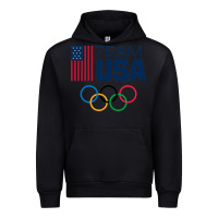 Black usa team Urban Hoodie - artisFamous