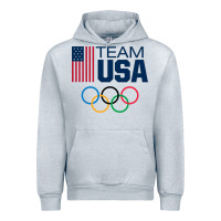 Heather Grey usa team Urban Hoodie - artisFamous