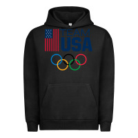Pigment Black usa team Urban Hoodie - artisFamous