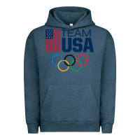 Pigment Midnight Navy usa team Urban Hoodie - artisFamous