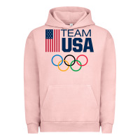 Pigment Salmon usa team Urban Hoodie - artisFamous