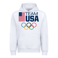 White usa team Urban Hoodie - artisFamous