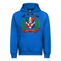 Cobalt dominican republic flag national emblem republica dominicana t shirt Urban Hoodie - artisFamous