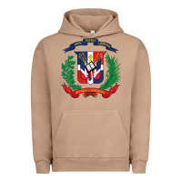 Pigment Burro dominican republic flag national emblem republica dominicana t shirt Urban Hoodie - artisFamous