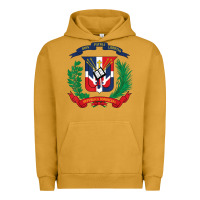 Pigment Peanut Butter dominican republic flag national emblem republica dominicana t shirt Urban Hoodie - artisFamous