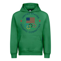 Emerald Olympic Rings Urban Hoodie - artisFamous