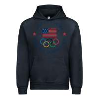 Navy Olympic Rings Urban Hoodie - artisFamous