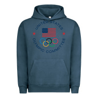 Pigment Midnight Navy Olympic Rings Urban Hoodie - artisFamous