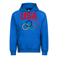 Cobalt Olympic Rings Urban Hoodie - artisFamous