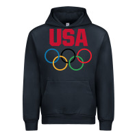Navy Olympic Rings Urban Hoodie - artisFamous