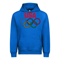 Cobalt Olympic Rings Urban Hoodie - artisFamous