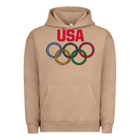 Pigment Burro Olympic Rings Urban Hoodie - artisFamous