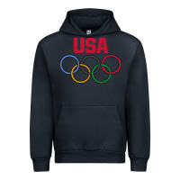 Navy Olympic Rings Urban Hoodie - artisFamous