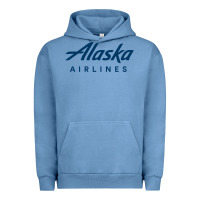 Pigment Pebble Blue Alaska Airlines Urban Hoodie - artisFamous