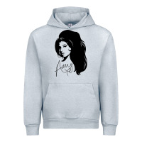 Heather Grey Amy Winehouse Urban Hoodie - artisFamous
