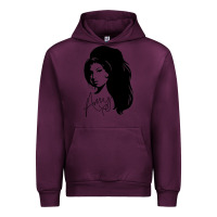 Mauve Wine Amy Winehouse Urban Hoodie - artisFamous