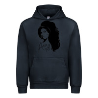 Navy Amy Winehouse Urban Hoodie - artisFamous
