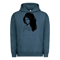 Pigment Midnight Navy Amy Winehouse Urban Hoodie - artisFamous