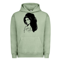 Pigment Oil Green Amy Winehouse Urban Hoodie - artisFamous