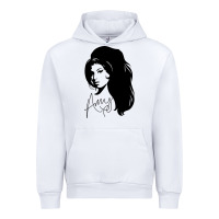White Amy Winehouse Urban Hoodie - artisFamous