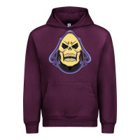 Mauve Wine Vintage Skeletor Urban Hoodie - artisFamous