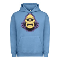 Pigment Pebble Blue Vintage Skeletor Urban Hoodie - artisFamous