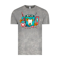 Cloud Rock Dentist Coffee Vintage Tee - FaDigitalArtStudio
