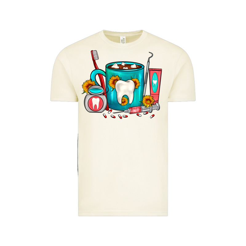 Dentist Coffee Vintage Tee by FaDigitalArtStudio | Teevron