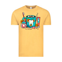 Vintage Mustard Dentist Coffee Vintage Tee - FaDigitalArtStudio