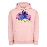 Pigment Salmon Vintage Skeletor ı am not nice Urban Hoodie - artisFamous