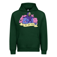 Forest Green Vintage Skeletor ı am not nice Urban Hoodie - artisFamous
